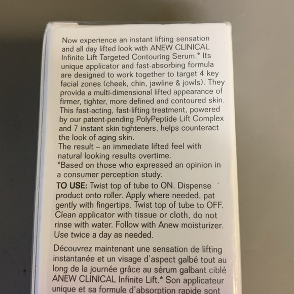 Avon Anew Clinical Infinite Lift Targeted Contouring Serum Factory Sealed - Picture 13 of 14